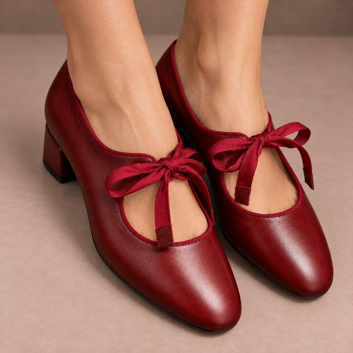 DORA | Ballerine con Nastro Annodato da Donna Sophie
