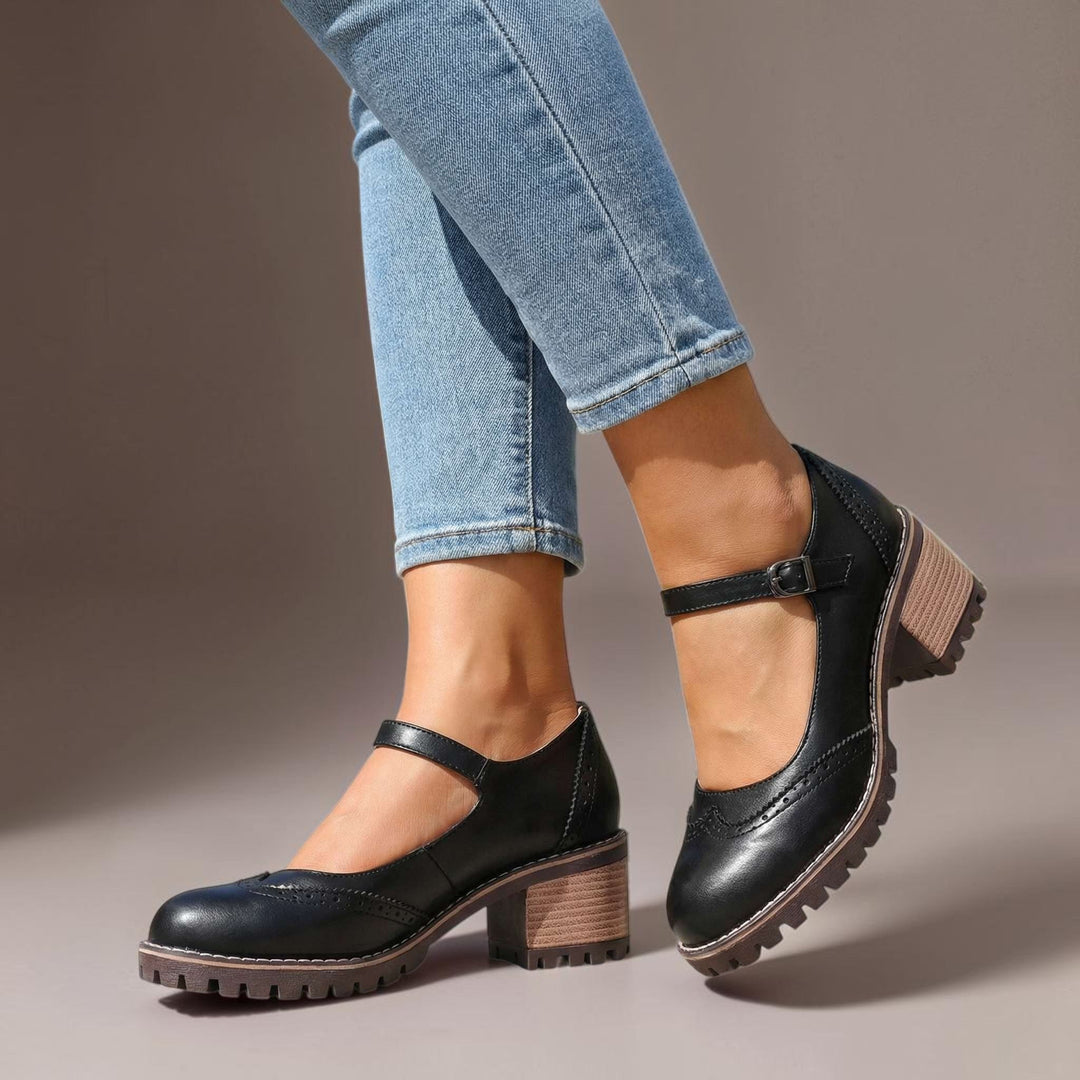 DORA | Scarpe con Tacco a Blocco Isabelle da Donna