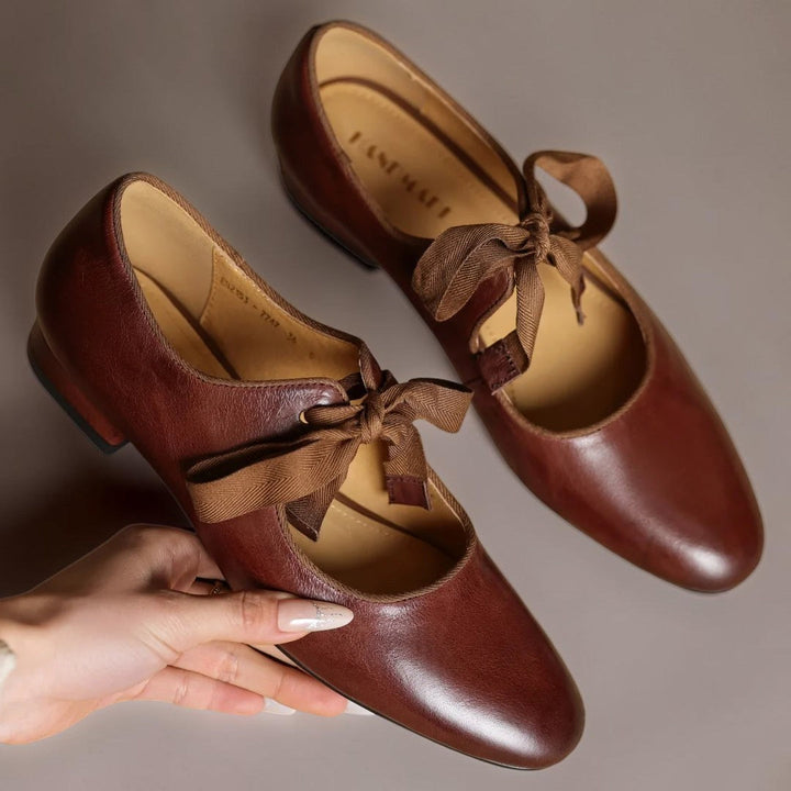 DORA | Ballerine con Nastro Annodato da Donna Sophie
