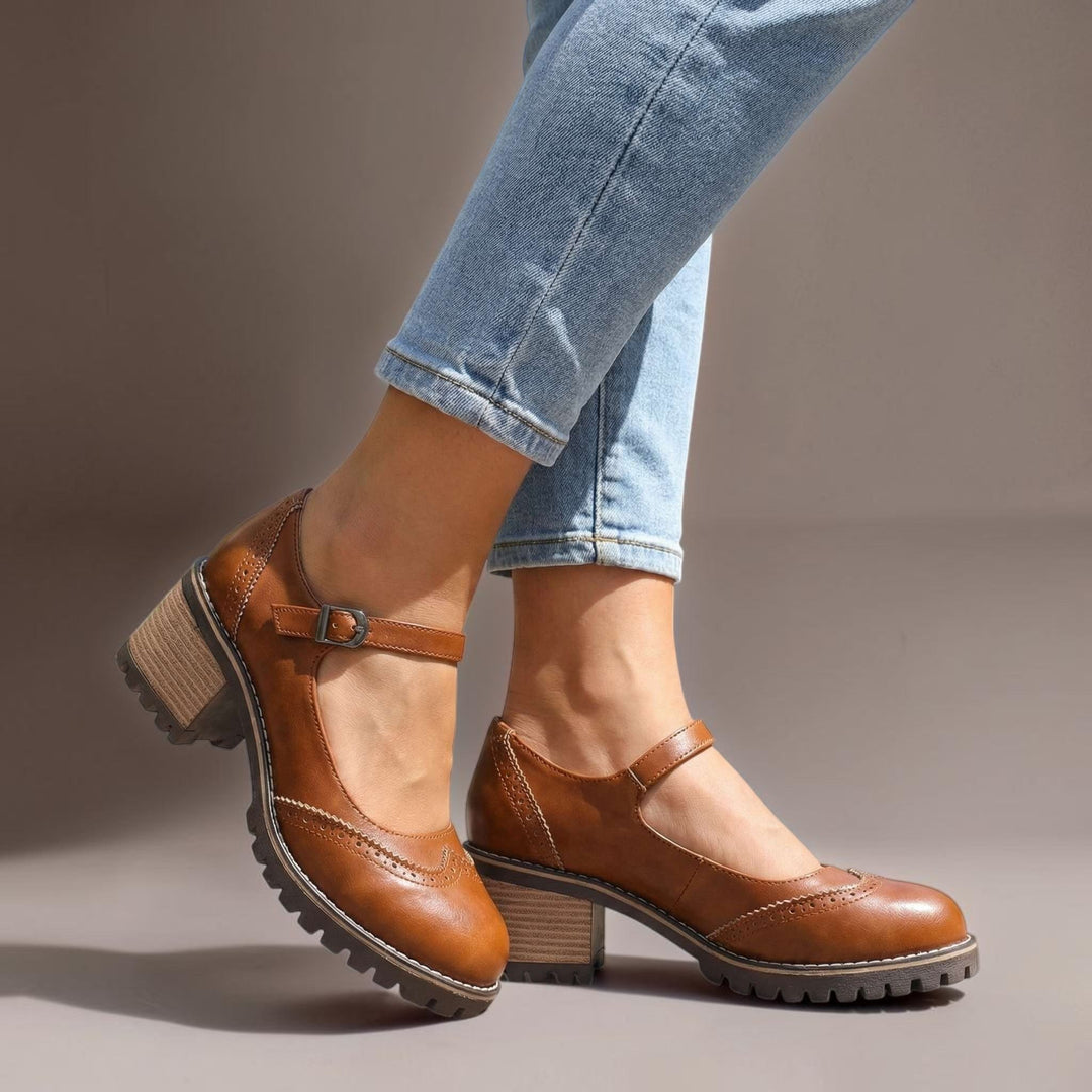 DORA | Scarpe con Tacco a Blocco Isabelle da Donna